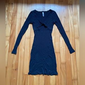 RVCA Black Long Sleeve Dress